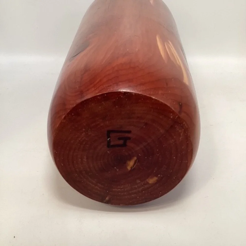 Solid Wood Handmade Vase 14
